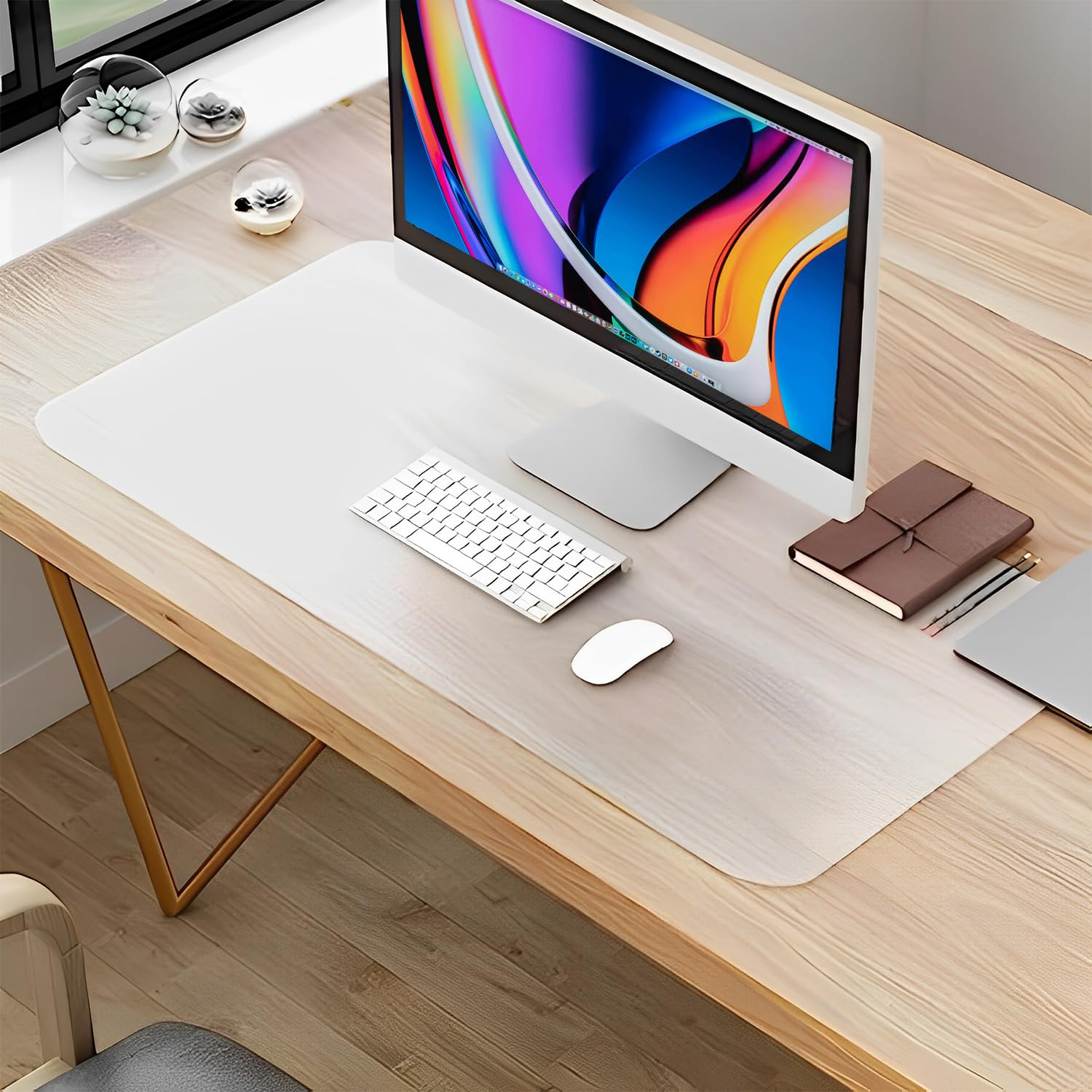 Computer Desk Sheets Kuber Industries Desk Sheet | PVC Waterproof Table Sheet | Desk ...