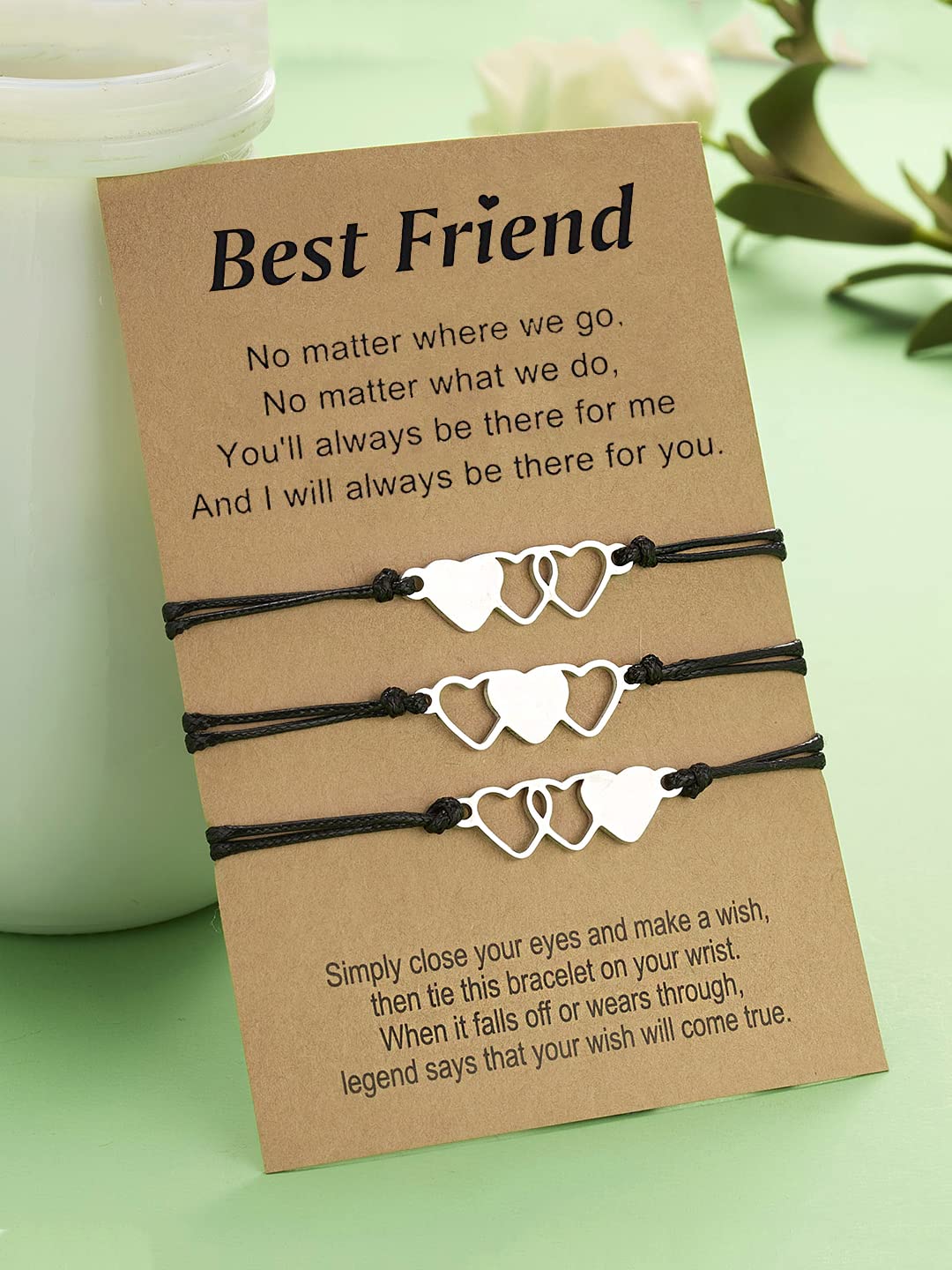 Best Friend Bracelets For 2 Matching Bracelets, Bff Bracelets For 2 Yin  Yang Friendship Bracelets For Men Women Color2 - | Fruugo AE