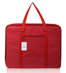 Kuber Industries Small Size Foldable Travel Duffle Bag, Underbed Storage Bag(Red) (Model: F_26_KUBMART016801)