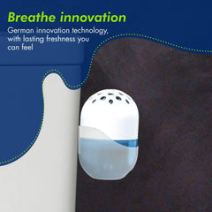 Absorbia Moisture Absorber Hanging Pouch - Pack of 3(440g X 3 Pouches)| Absorbia Water Based Low VOC (GOLF) Gel Air Freshener| Absorbia To da loo, 50ml - Air Patel