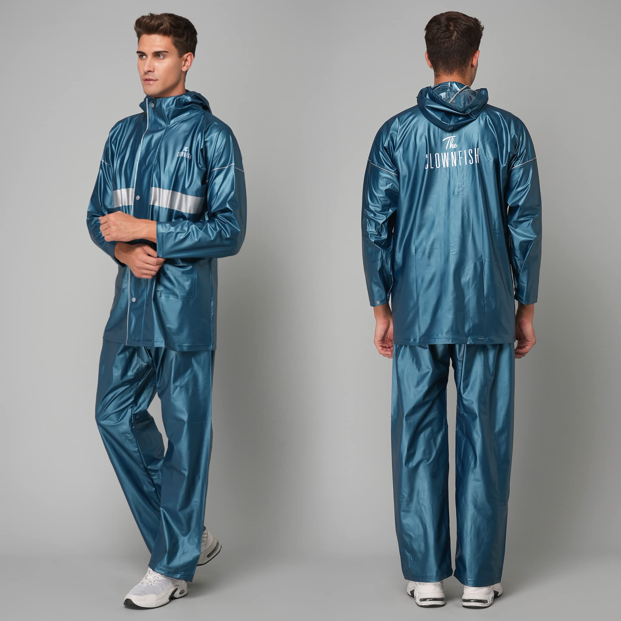 The Clownfish Rain Coat For Men Waterproof For Bike Raincoat With