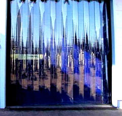 Kuber Industries PVC 6 Strips Transparent 1 MM AC Door Curtain(Width -54 Inches X Height -96 Inches) 8 Feet - CTKTC040592