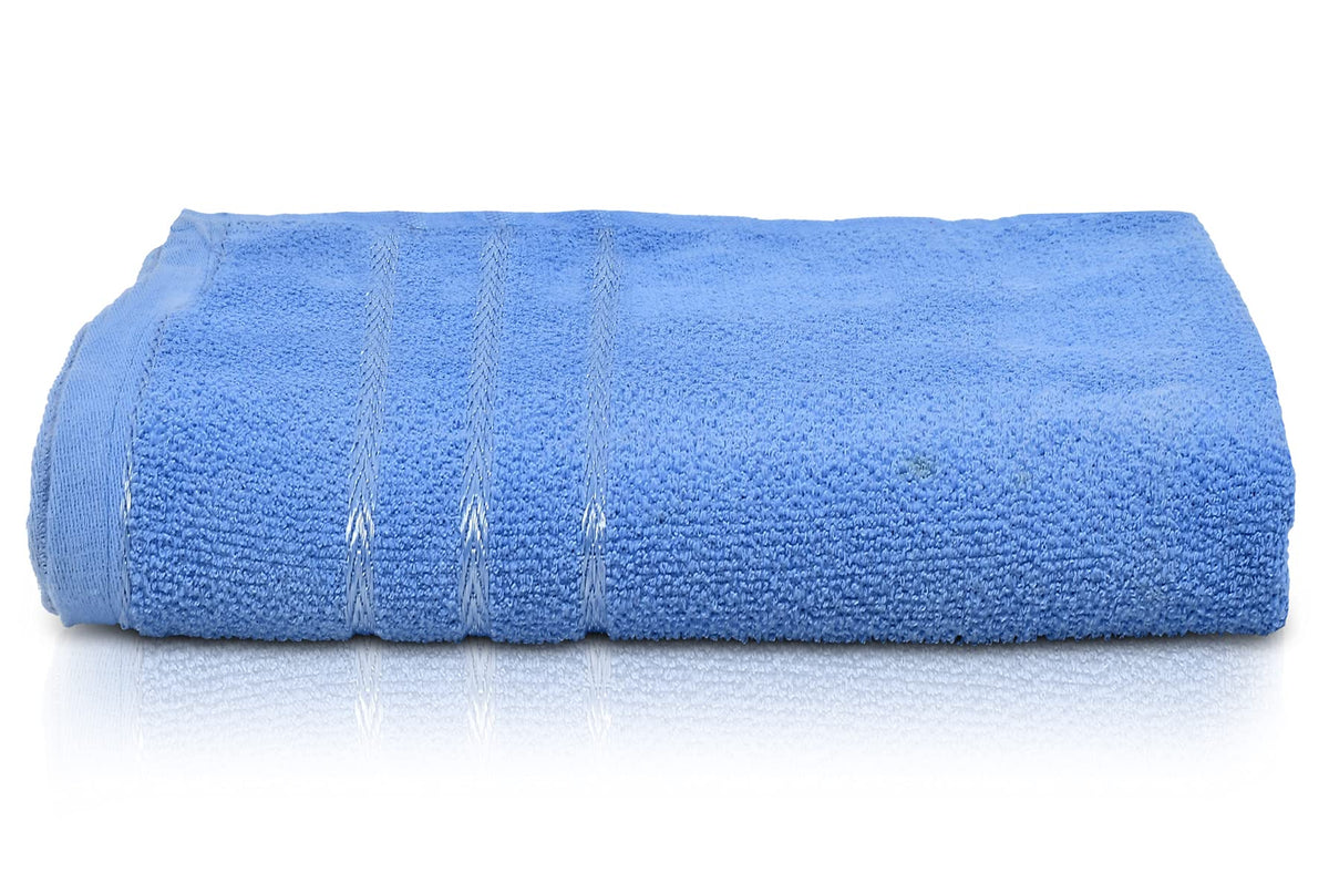 Kuber Industries Premium Super Soft, Fluffy, and Absorbent, Cotton Bath Towel Perfect for Daily Use, 30"x60" (Blue), Standard (HS39KUBMART023838)