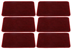 Kuber Industries Modern Door Mat (Red, Microfibre, Standard)