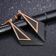 Yellow Chimes Western Style Stainless Steel Never Fading Designer Earrings for Women & Girls (Rose Gold)