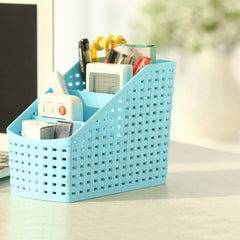 Kuber Industries Compact 2 Piece Plastic Storage Basket, Multi color (CTKTC5268) Boxes, Baskets & Bins