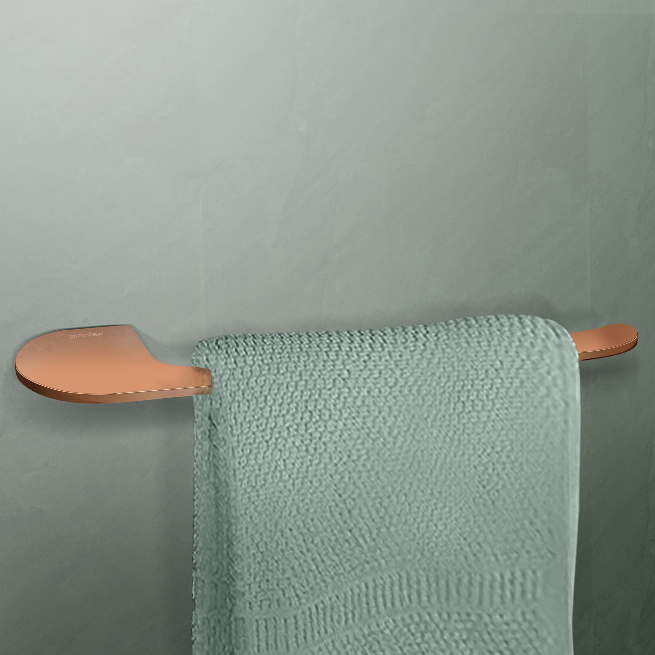 Plantex Fully Brass Smero Napkin Ring/Towel Ring/Towel Hanger/Napkin Holder/Bathroom Accessories - Rose Gold (SM-2233)