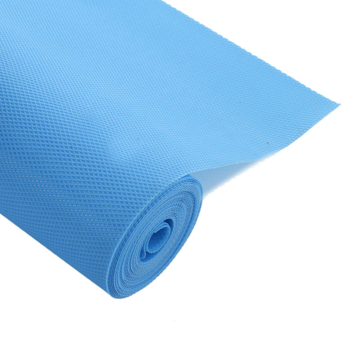 Kuber Industries 2 Pieces Multipurpose Textured Super Strong Anti-Slip Mat Liner,Size 45X125 Cm (1.25 Meter Roll, Blue) - CTKTC40210