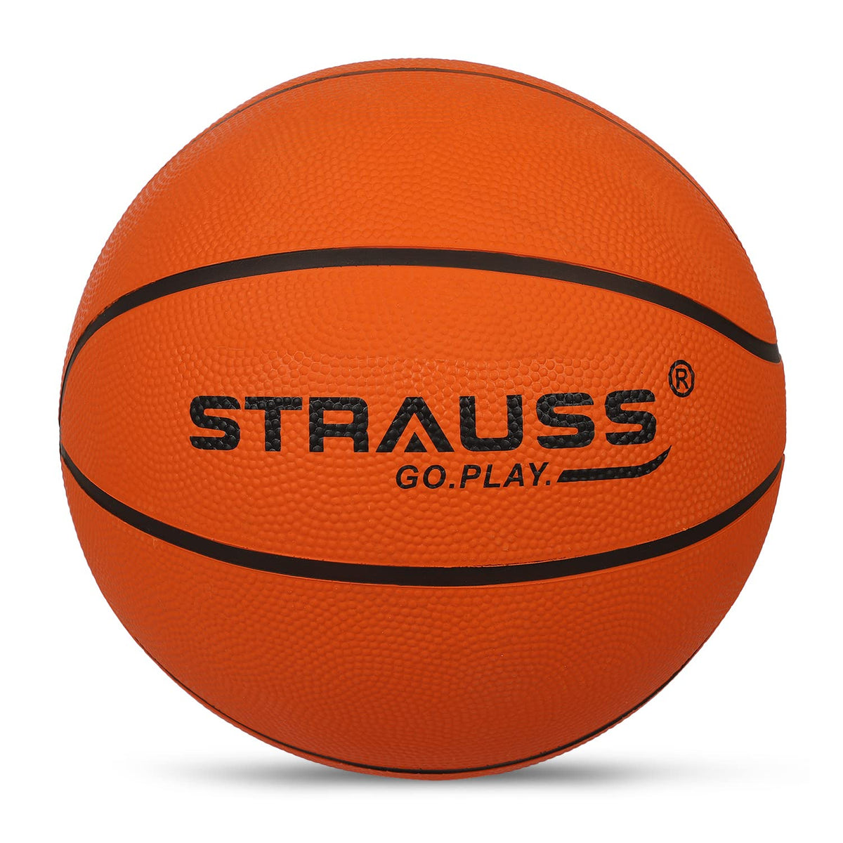 STRAUSS Zing Basketball Size 7 | Professional Basket Ball for Indoor-Outdoor Training and Match | Suitable for Hard Surface, Wooden Flooring & Synthetic Surface | for Kids and Adults