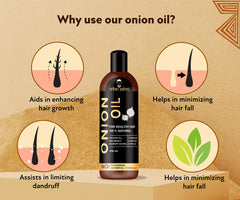 UrbanGabru Onion Oil | Made with Natural Ingredients for healthy hair and scalp (250 ml)