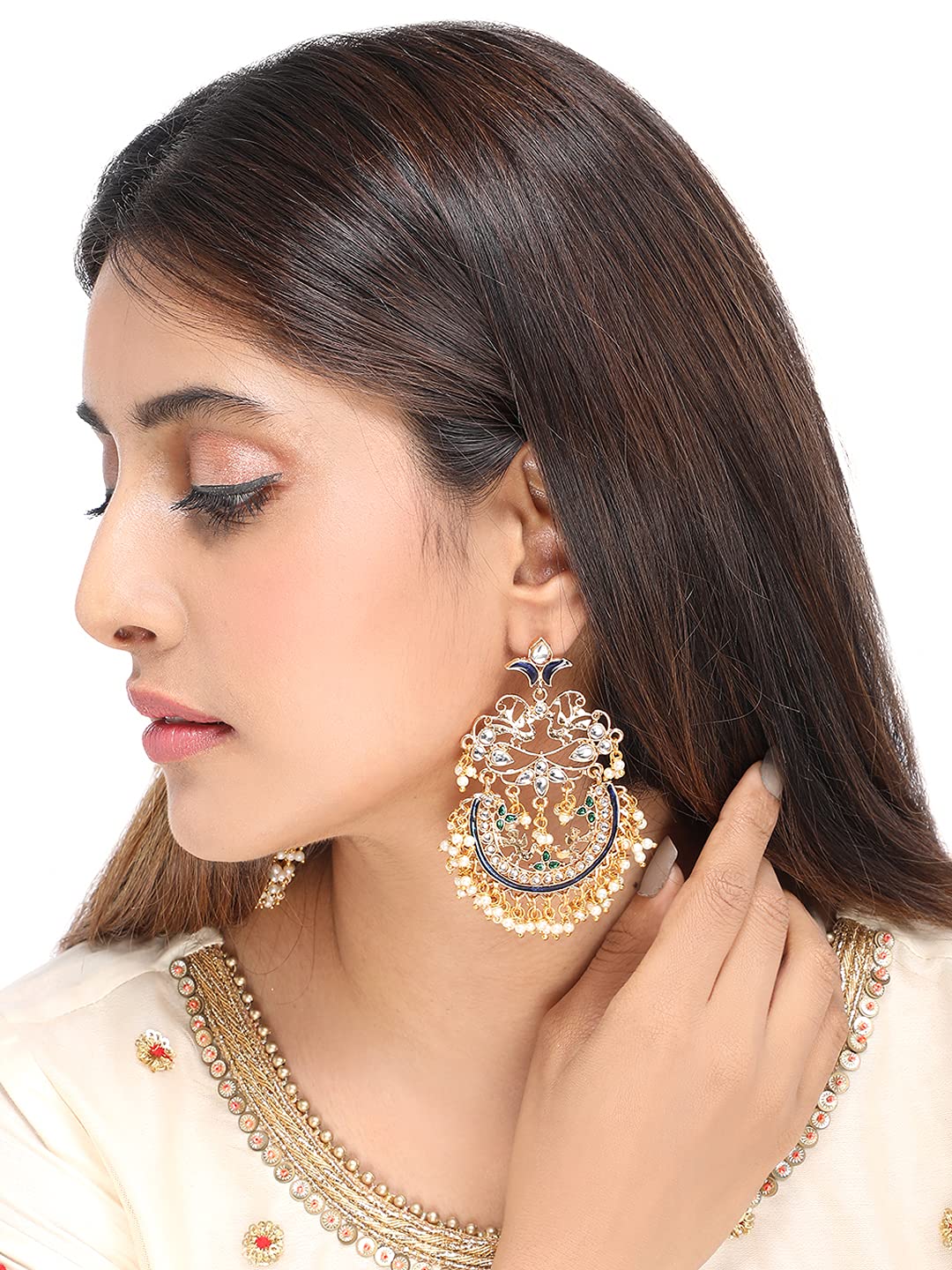 Jhumka Earrings Indian Ethnic | Ethnic Earrings Women | Earrings Jewelry -  Ethnic Retro - Aliexpress