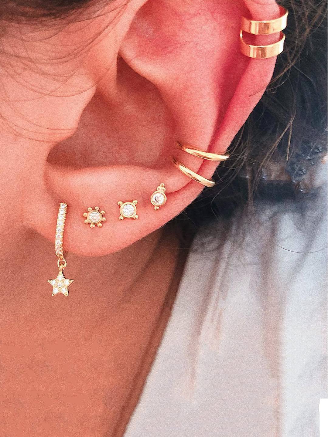 Yellow Chimes Earrings for Women and Girls Fashion Ear Cuff