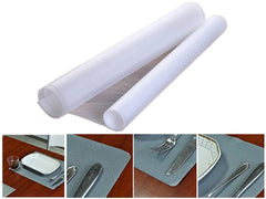 Kuber Industries PVC 1 Roll 1.5 Mtr Shelf Liner Set - White, Polyvinyl Chloride