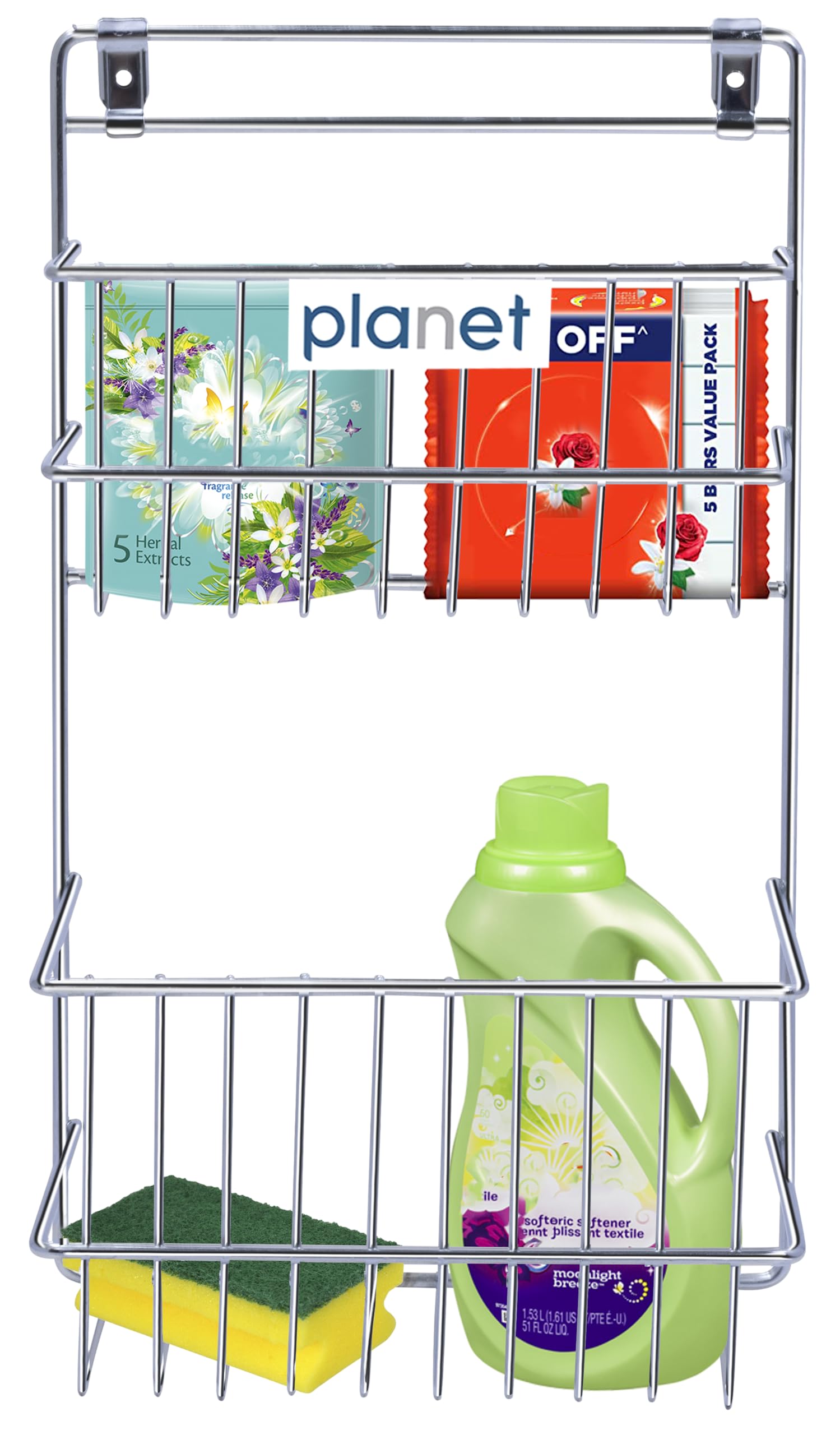 Planet Heavy Stainless Steel Detergent Holder - Bathroom Rack