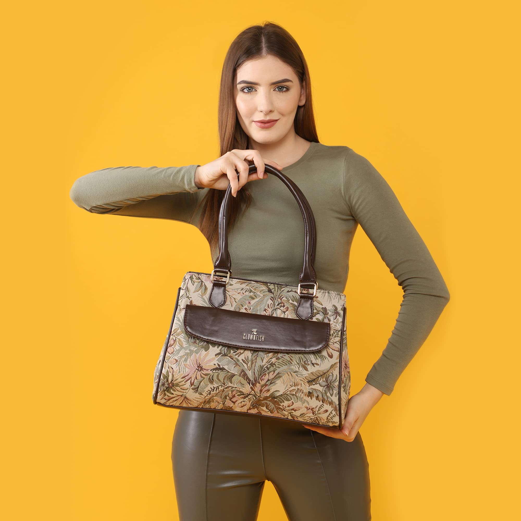Buy The Clownfish Tan Shoulder Bag And Sling Cross Body Travel Office  Business Bag For Men And Women Online at Best Prices in India - JioMart.