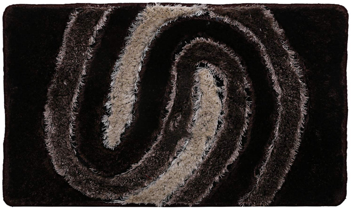 Kuber Industries Soft Cotton Blend Anti Slip Door Mat 16"x24" (Coffee) -CTKTC029211