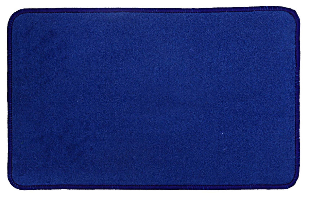 Kuber Industries Microfiber Anti Slip Door Mat 22"x14", Blue - CTKTC21889
