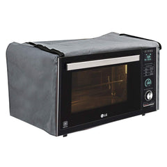 Kuber Industries PVC 1 Piece Microwave Oven Cover 23 LTR (Grey) -CTKTC5720, (Model: CTKTC05720)