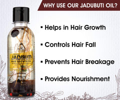 Urbangabru Ayurvedic Jadibuti Hair Oil for Hair Fall Control and hair Growth with Natural Herb - 200ml. (Jadibuti Oil(200ml) + Beard Booster Oil(60ml))