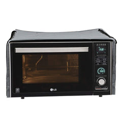 Kuber Industries PVC 1 Piece Microwave Oven Cover 23 LTR (Grey) -CTKTC5720, (Model: CTKTC05720)
