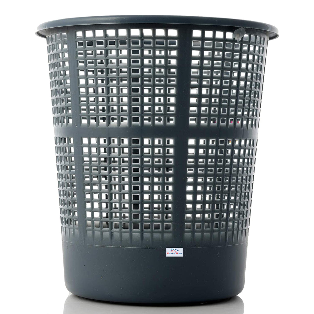 Heart Home Mesh Dustbin|Plastic Open Garbage Basket|Portable Round ...