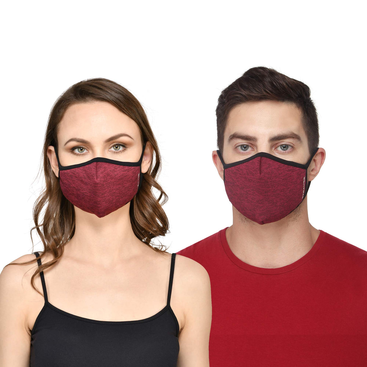 STRAUSS Unisex Anti-Bacterial Protection Mask, Non Vent, Small, (Red)