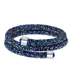 Yellow Chimes Stardust Navy Blue Crystal Bracelet for Women and Girls.
