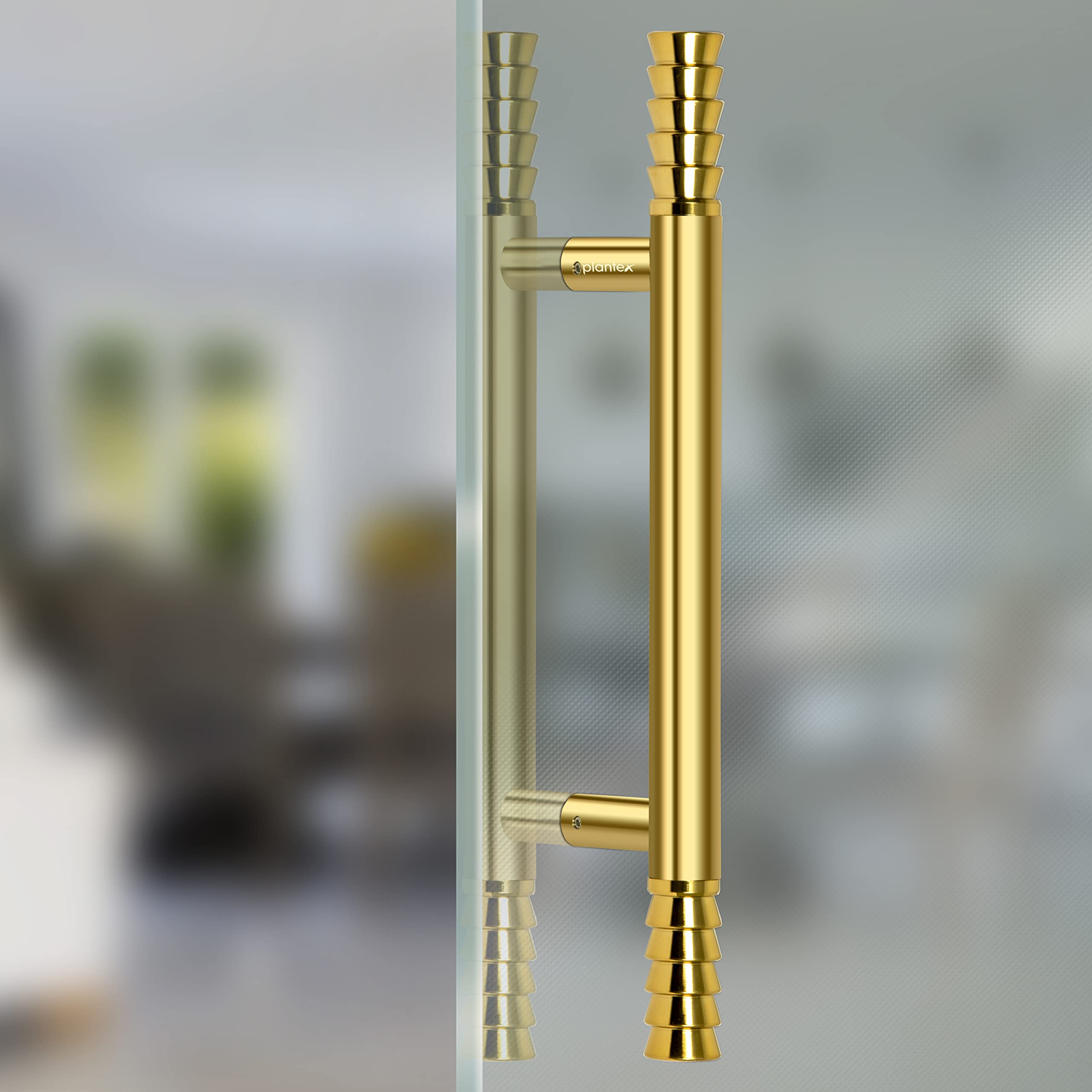 Plantex Altros Main Door Handle/Door & Home Decor/14 Inch Main Door  Handle/Door Pull Push Handle - Pack of 1 (106 - Black & Gold)