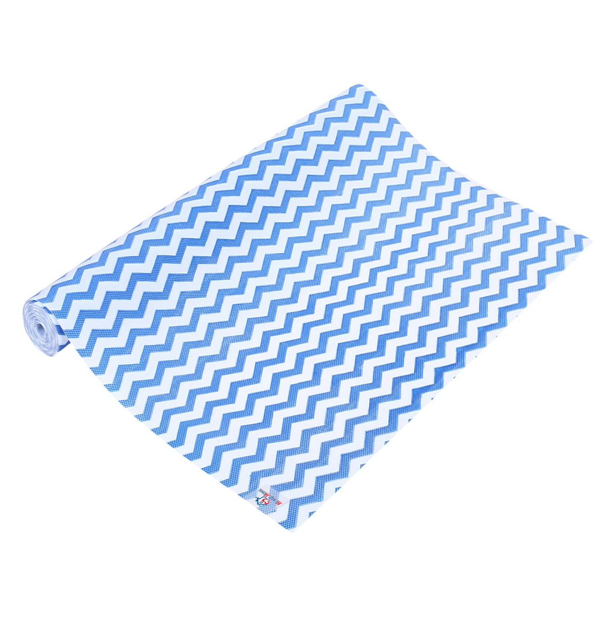 Heart Home Shelf Liner | EVA Kitchen Cabinet Shelf Mat | Anti-Slip Bathroom Mat | Fridge Mat | Table Mat | Zig Zag Design Wardrobe Mat | 10 Meter | Blue