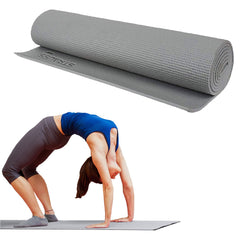 STRAUSS Etra Thick Yoga Mat| Exercise Mat for Yoga,Pilates & Gym| Lightweight & Eco-Friendly Material | Yoga Mat for Women and Men |Ideal for Home Gym Workout |Includes Carry Strap | 15MM,(Purple)