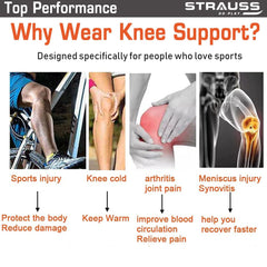 Adjustable Patella Knee Support | Knee Cap | Knee Brace| Knee Band (2 Pair)