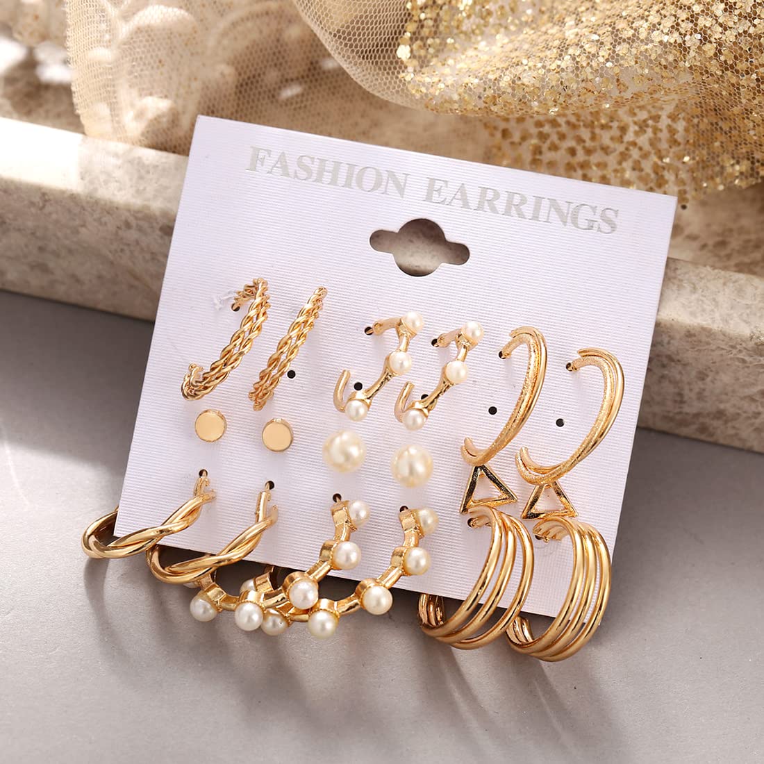 Gold plated on sale fashion earrings