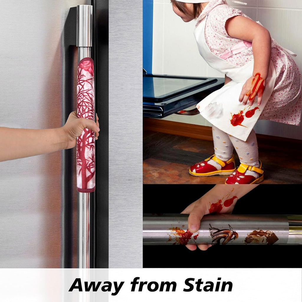 Kuber Industries Fridge Top Cover & Handle Cover Set | Fridge Top ...