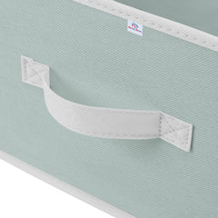 Heart Home Multipurposes Rectangular Flodable Storage Box|Drawer Storage and Cloth Organizer|Durable Handle|Size 40 x 29 x 23|Pack of 2 (Grey)-HS40HEARTH23894