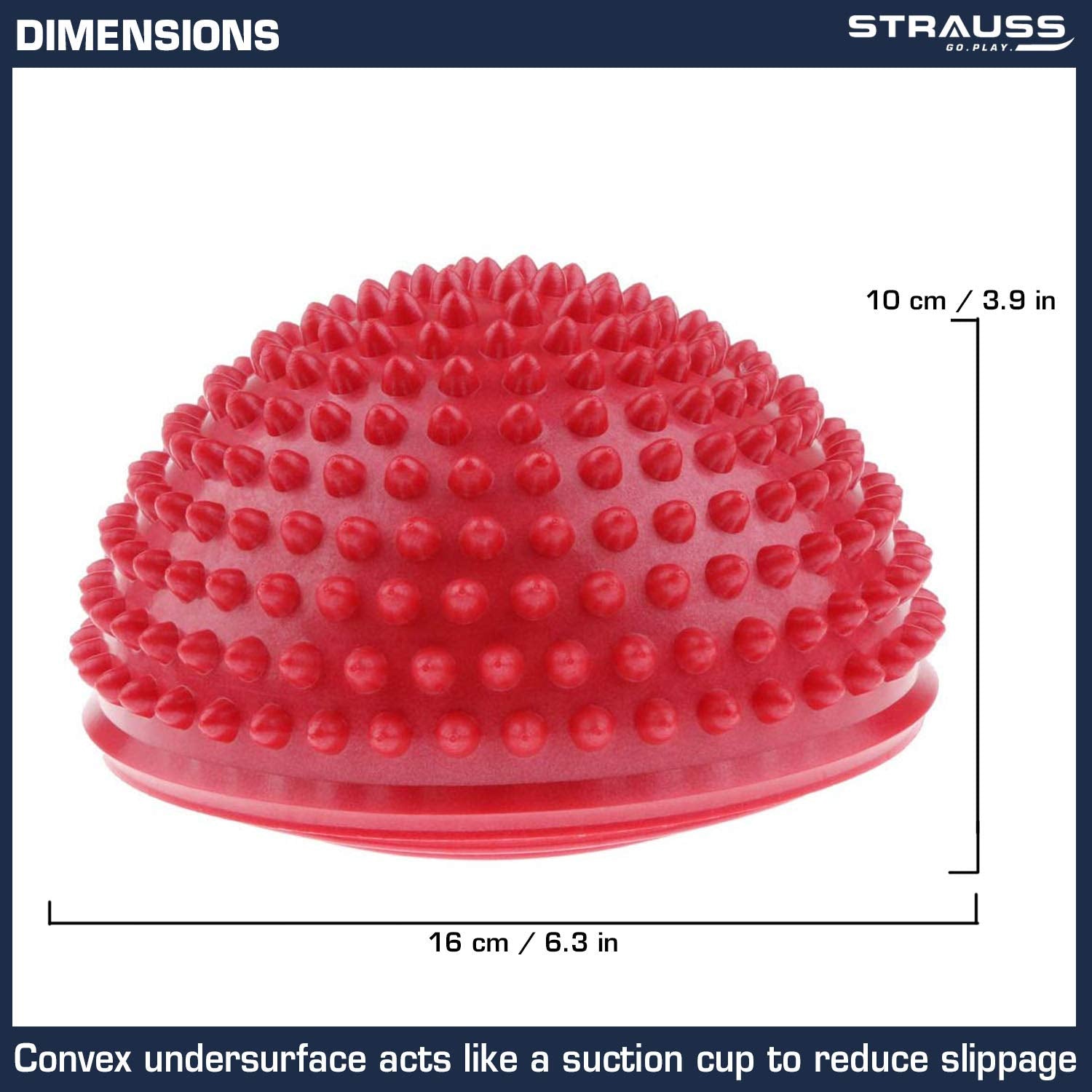 Strauss Hedgehog Balance Pod, (Red)