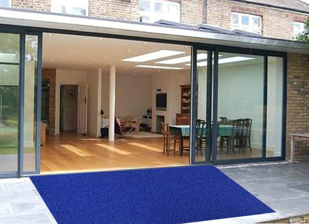 Kuber Industries Rubber 1 Piece Floor Mat Door Mat 2x6 Feet (Sky Blue)-CTKTC29718