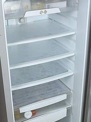 Kuber Industries Circle Design 3 Pieces PVC Refrigerator/Fridge Multipurpose Drawer Mat Set (White)