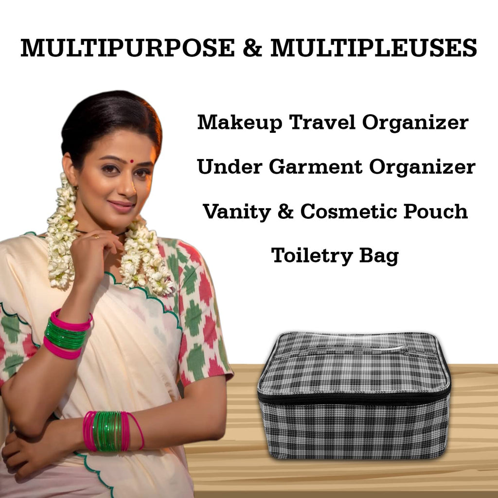 Kuber Industries Under Garment Kit|Rexine Makeup Travel – GlobalBees Shop