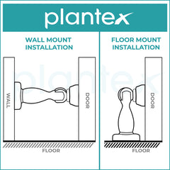 Plantex Magnetic Door Stopper for Home/ 360 Degree Magnet Door Catcher/Door Holder for Main Door/Bedroom/Office and Hotel Door - Pack of 6 (4 inch, Rose Gold)