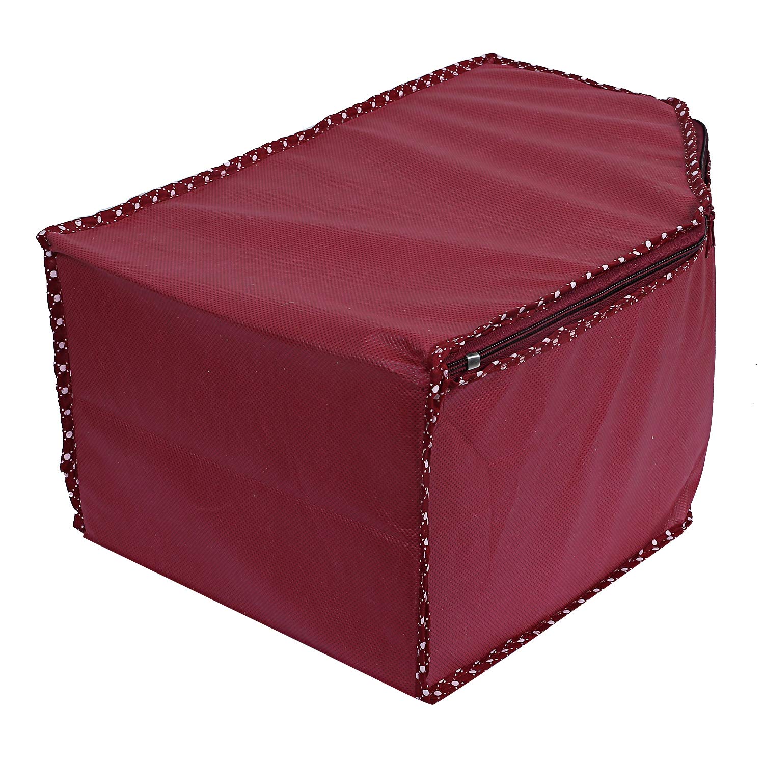 Kuber Industries 2 Pieces Non Woven Blouse Cover Set, Maroon (CTSS00959)