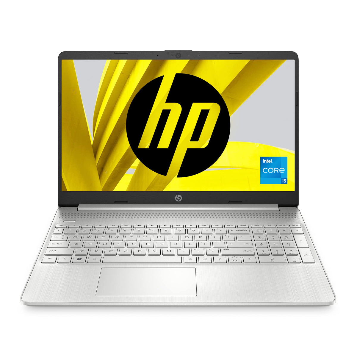 HP Laptop 15s, 12th Gen Intel Core i3-1215U, 15.6-inch (39.6 cm), FHD, 8GB DDR4, 512GB SSD, Thin & Light, Intel UHD Graphics, Backlit KB, Dual Speakers (Win 11, MSO 2021, Silver, 1.69 kg), fq5007TU