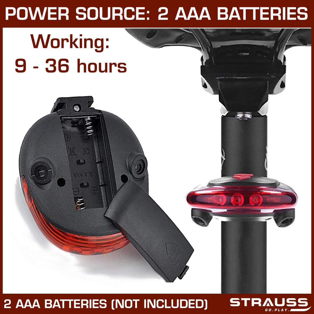 Flash Tail Bicycle Light with Laser Cycle Light Cycle Back Light