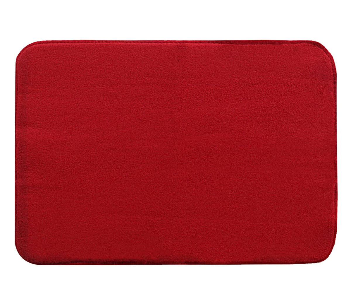 Kuber Industries Microfiber Reversible Dish Drying Mat with Absorbent Parity for Kitchen 27"x 19"(Red)