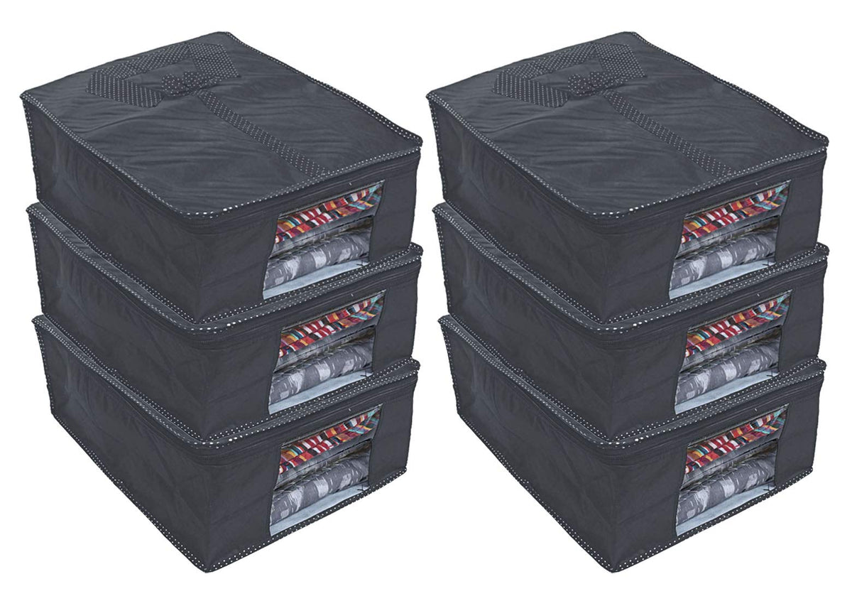 Heart Home 6 Pieces Parachute Waterproof Shirt Cover (Grey) - CTHH15010