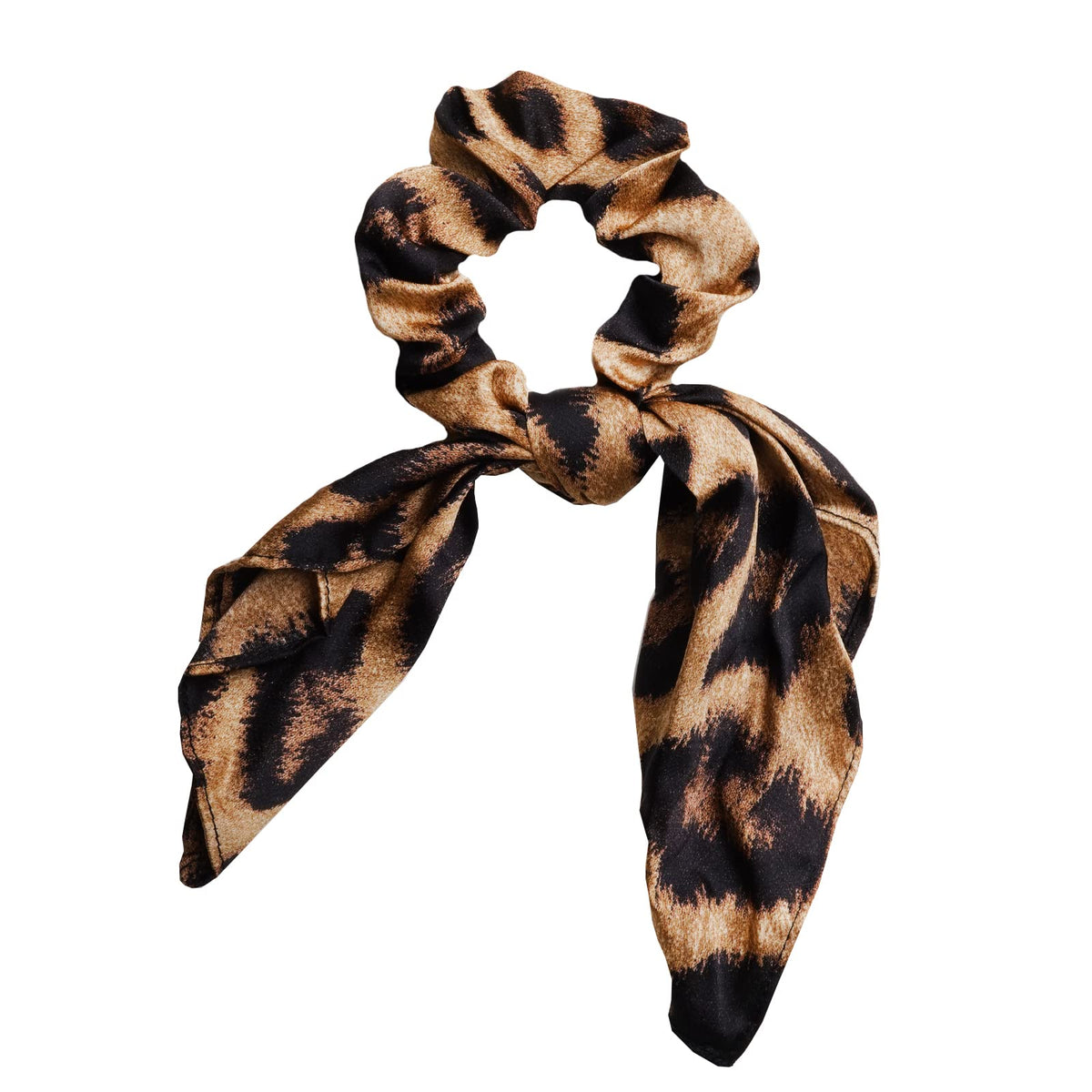 Joker & Witch Leopard Scraf Style Scrunchie for Women