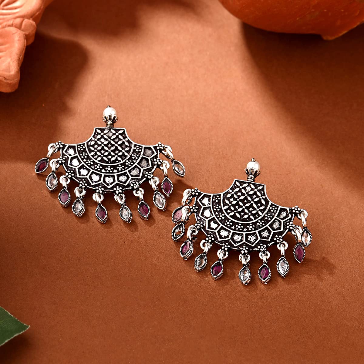 Buy Samridhi DC Chandbali Earring Silver for Women Online at Best Prices in  India - JioMart.