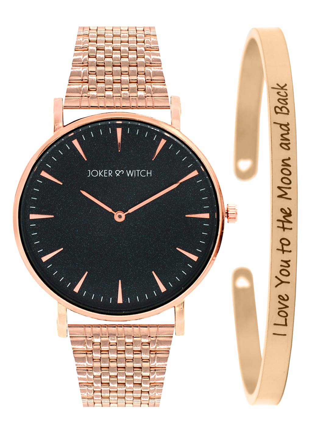Joker & Witch Sydney Rosegold Watch Bracelet Stack For Women