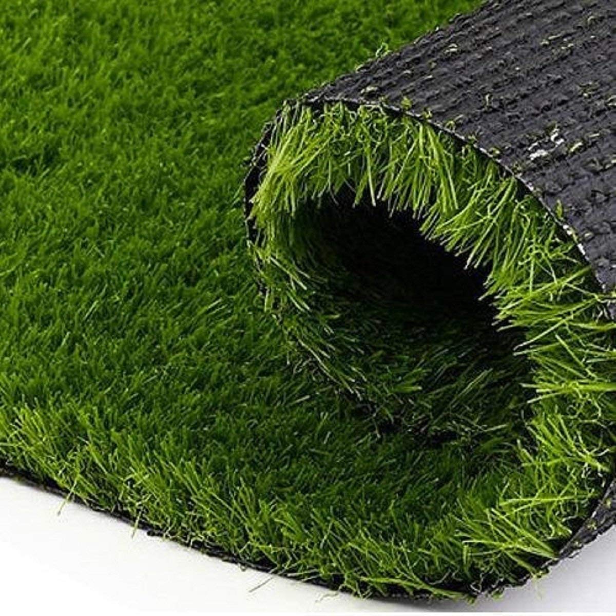 Heart Home 45 MM Artificial Grass Mat for Balcony (Size- 1.5 X 2 Feet)- (CTHH04854)