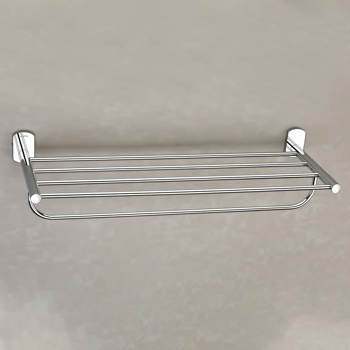 Plantex 304 Grade Stainless Steel 24 inch Towel Rack/Towel Stand/Towel Bar/Towel Hanger for Bathroom/Bathroom Accessories - Pack of 1 (Chrome)