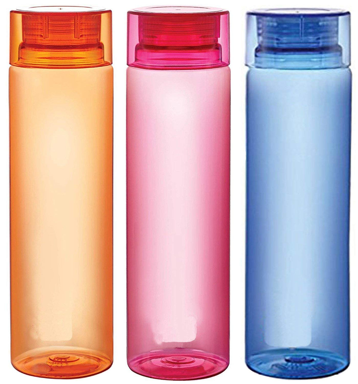 Kuber Industries Plastic Refrigerator Bottle Set, 1 Litre, Set of 3, Multicolour (CTKTC1696)